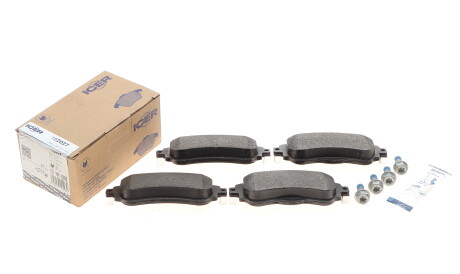 Фото 2 - Гальмівні колодки ICER 182027