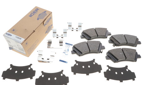 Фото 2 - Тормозные колодки ICER 182029