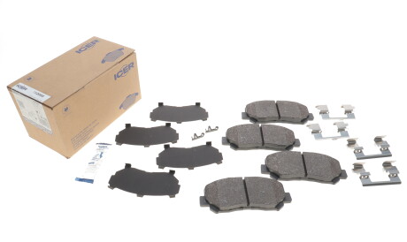 Фото 2 - Тормозные колодки ICER 182055