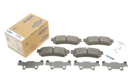 Фото 2 - Гальмівні колодки ICER 182058