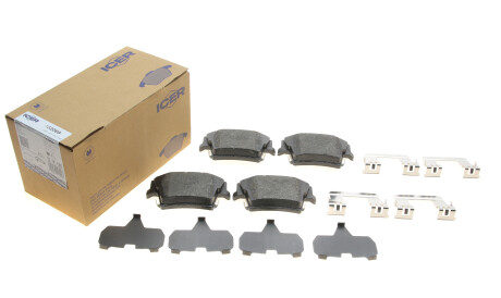 Фото 2 - Тормозные колодки ICER 182069