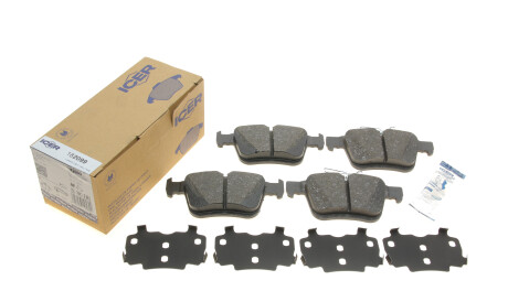 Фото 2 - Гальмівні колодки ICER 182099