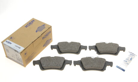 Фото 2 - Тормозные колодки ICER 182106