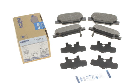 Фото 4 - Тормозные колодки ICER 182118