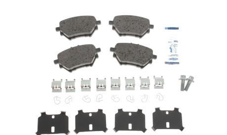 Комплект гальмівних колодок (дискових) - (1609000680, 95525378, 1619790880) ICER 182162