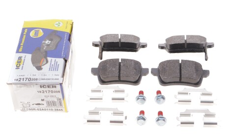 Фото 2 - Гальмівні колодки ICER 182170-208