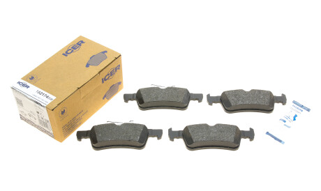 Фото 2 - Гальмівні колодки ICER 182174208