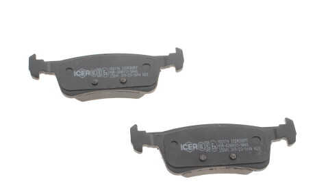 Фото 3 - Гальмівні колодки ICER 182174
