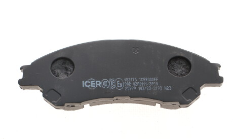 Фото 2 - Гальмівні колодки ICER 182175