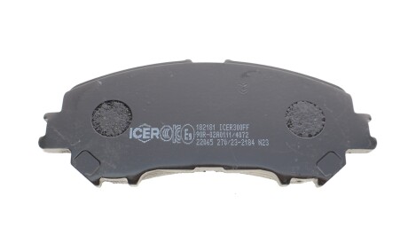 Фото 3 - Гальмівні колодки ICER 182181