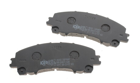 Фото 2 - Гальмівні колодки ICER 182202
