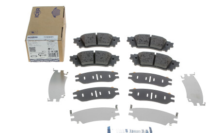 Фото 2 - Тормозные колодки ICER 182241