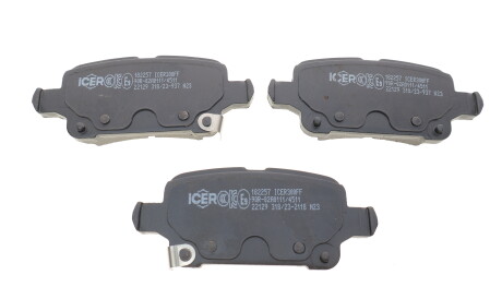 Фото 3 - Гальмівні колодки ICER 182257