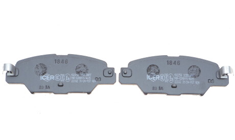Фото 3 - Тормозные колодки ICER 182258