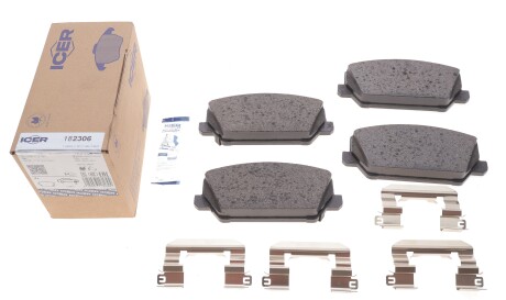 Фото 2 - Гальмівні колодки ICER 182306