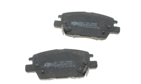 Фото 3 - Гальмівні колодки ICER 182311