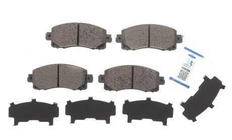 Комплект гальмівних накладок, дискове гальмо - ICER 182313