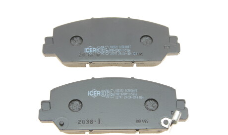 Фото 3 - Гальмівні колодки ICER 182322
