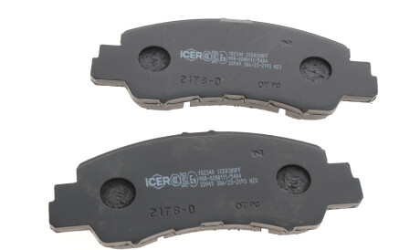 Фото 2 - Гальмівні колодки ICER 182340