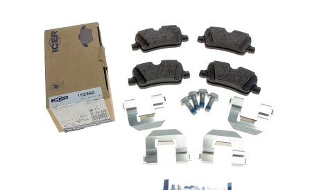 Фото 3 - Гальмівні колодки ICER 182360