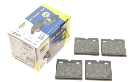 Фото 2 - Тормозные колодки ICER 182361