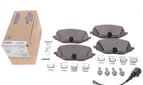 Фото 2 - Тормозные колодки ICER 182369