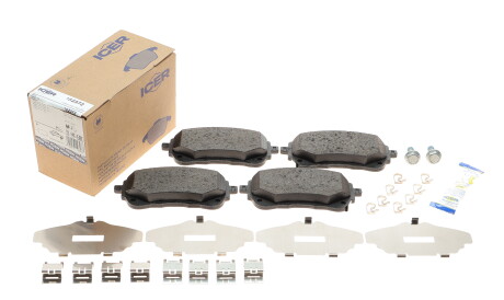 Фото 2 - Гальмівні колодки ICER 182372