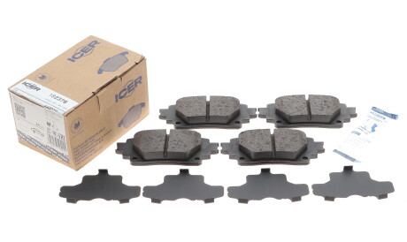 Фото 2 - Тормозные колодки ICER 182376