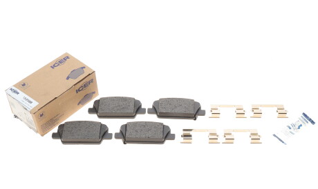 Фото 2 - Гальмівні колодки ICER 182388