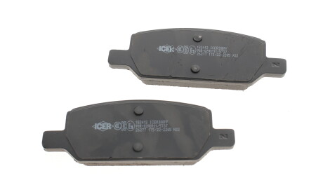 Фото 2 - Гальмівні колодки ICER 182412