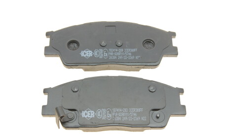 Фото 3 - Тормозные колодки ICER 182414-203 (182414203)