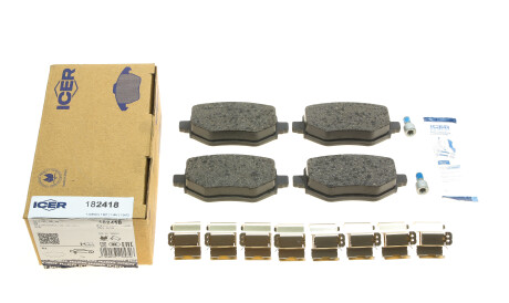 Фото 2 - Гальмівні колодки ICER 182418