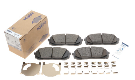 Фото 2 - Тормозные колодки ICER 182419