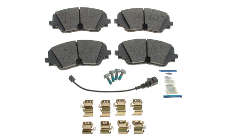 Колодки гальмівні (передні) Audi A3 20-/VW Golf VIII 19-/Tiguan/Arteon 20- (+датчик) - ICER 182423