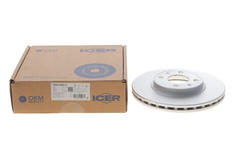 Фото 2 - Гальмівний диск ICER 78BD1650-2 (78BD16502)
