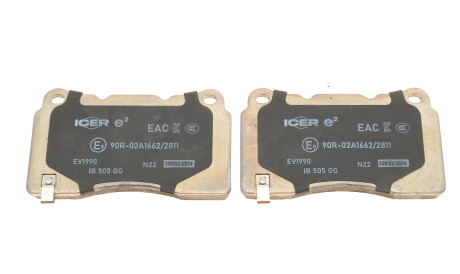 Фото 3 - Гальмівні колодки ICER EV1990