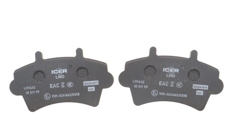 Фото 4 - Гальмівні колодки ICER LM1442