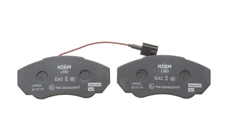Фото 5 - Гальмівні колодки ICER LM1523