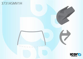 Фото товара Автозапчастина ICOR 2515 P110-X : Купить на tto.com.ua