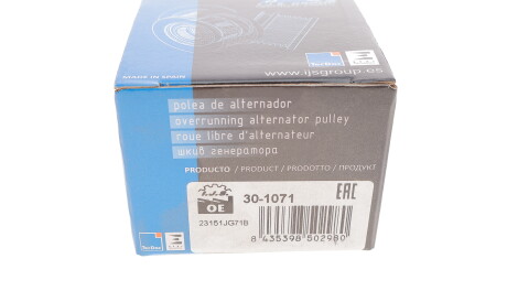 Фото 3 - Шкив генератора IJS GROUP 30-1071 (301071)