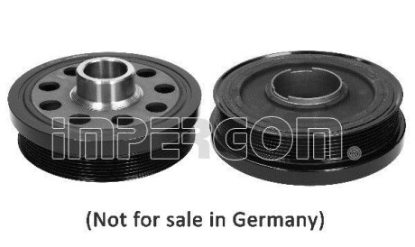 Шків колінвалу BMW 1/3/X1/X3 2.0D 04- (6PK) - IMPERGOM 10309