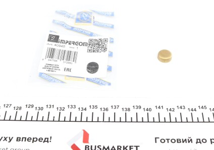 Заглушка блоку циліндрів (d=14,5mm) Латунь/Brass - IMPERGOM 40945