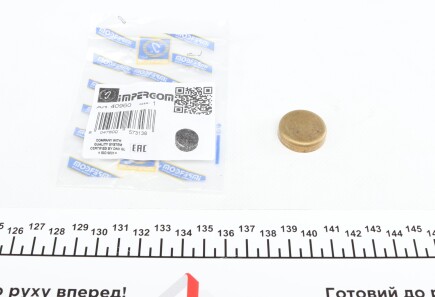 Заглушка блоку циліндрів (d=25,6mm) Латунь/Brass - IMPERGOM 40960