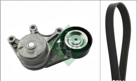 Комплект ременя генератора BMW 5 (F10), 01/09 - 10/16, (6PK 1003), N20/N26 (6PK1003) - INA 529 0483 10