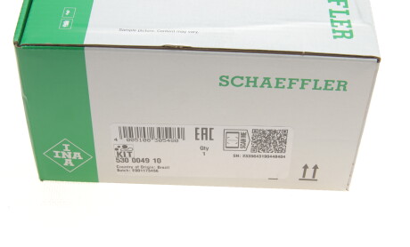 Фото 8 - Комплект ременя ГРМ INA 530 0049 10 (530004910)