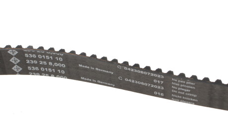 Фото 2 - Комплект ременя ГРМ INA 530 0161 10 (530016110)