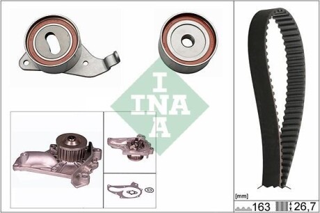 Комплект водяного насоса / зубчатого ремня - INA 530 0268 30