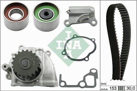 Комплект ременя ГРМ з помпою води - (rf2a15100a, rf2a15100b, rf2a15100c) INA 530 0477 30