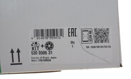 Фото 2 - Комплект ремня ГРМ INA 530 0506 31 (530050631)