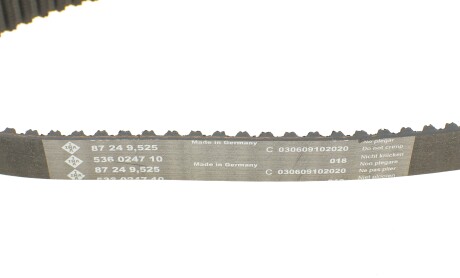 Фото 6 - Комплект ременя ГРМ INA 530 0539 10 (530053910)